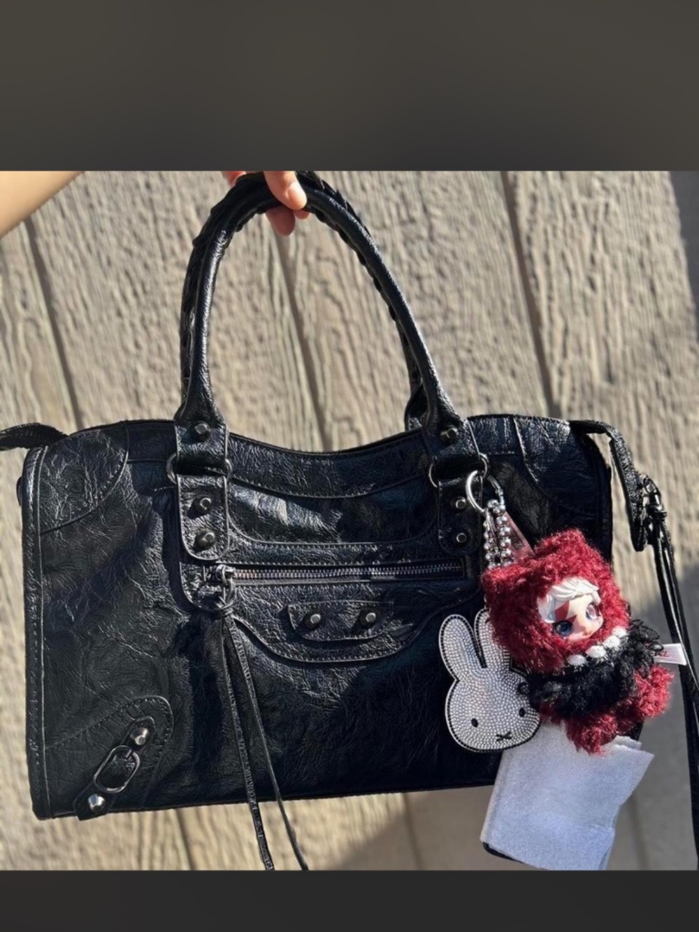 Vegan Leather City Bag